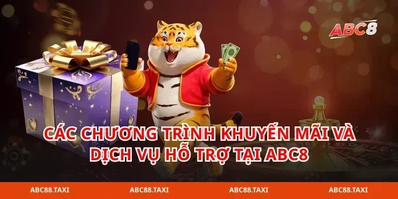 Các chương trình khuyến mãi và dịch vụ hỗ trợ tại ABC8