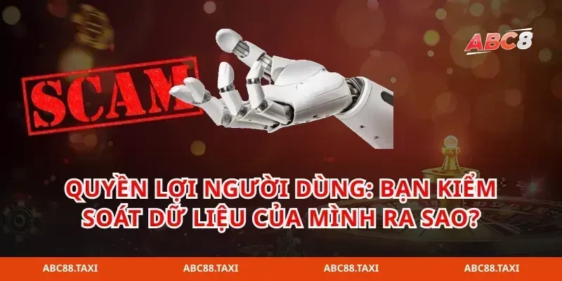 Quyền lợi người dùng: bạn kiểm soát dữ liệu của mình ra sao?